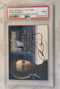 PSA 9 Chris Rankin As Percy Weasley Auto Harry Potter Artbox Chamber Of Secrets - Picture 1 of 2