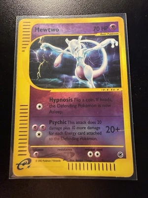 2002 Pokemon Expedition Set Mewtwo Reverse Holo #56/165  - Image 1 of 4