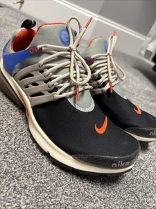 Nike Air Presto Premium PRM Black TM Orange Dusty Sage DV0776 da uomo taglia 11 nuove senza scatola - Foto 1 di 11