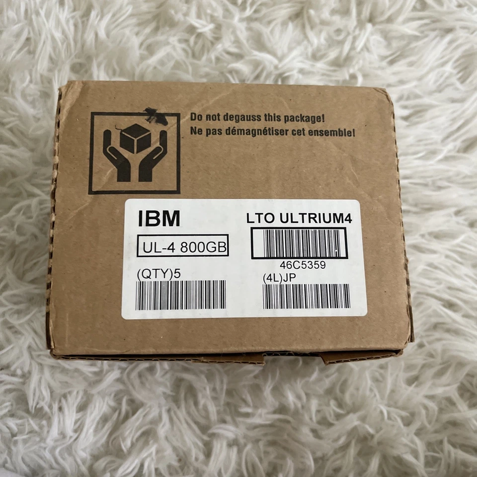 IBM One Box with 5 IBM  LTO Ultrium 4 800GB Cartridges - Image 1 of 4