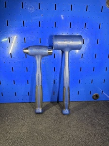 Snap-on Tools HBBD32 32oz & HBFE56 56oz Power Blue Soft Grip Dead Blow Hammers - Foto 1 di 24