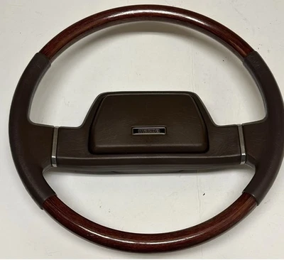 🚘 RARO VOLANTE MAZDA VINTAGE MADERA GRANO FABRICANTE ORIGINAL JDM 929 HB Cosmo 1981-1987 Foto 1 de 4