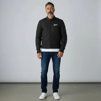 Firstgear Men's High Performance Hypertex Mesh Biker Jacket Black Size Large - Image 1 of 4