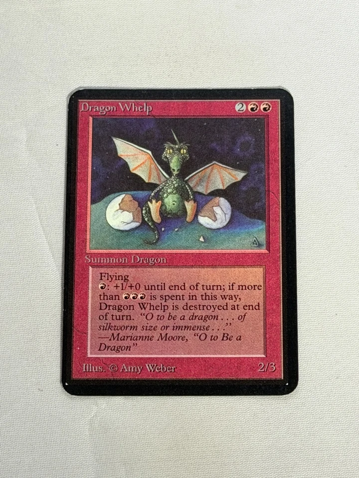 MTG Dragon Whelp Alpha Magic the Gathering - Image 1 of 2