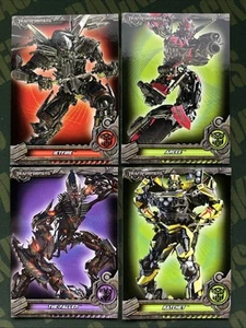 2013 Transformers - Optimum - 4 Cards - Arcee Ratchet Jetfire The Fallen - Picture 1 of 9