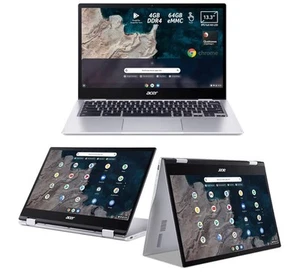 Acer Chromebook Spin 513 CP513-1H Touch Screen Qualcomm Snapdragon Ram 4GB 64GB - Photo 1/13
