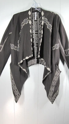 Cárdigan Para Mujer S Suroeste Capas Boho Drapeado Bordado Western Grunge Foto 1 de 4