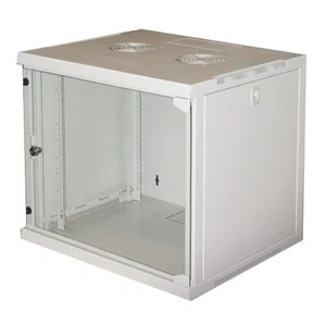 ARMADIO RACK 19" 9 UNITA' DA MURO PER RETI (A)485 X (L)540 X (P) 450 MM COLORE G - Foto 1 di 1
