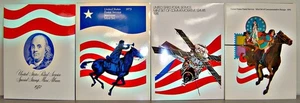 USPS Mini postfrische Briefmarkenalbum-Sätze: 1972 '73 '74 '75 '76 '77 '79: kostenloser Versand - Bild 1 von 6