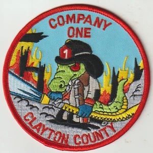 Clayton County GA Company One Fire patch ship from Australia - Picture 1 of 1