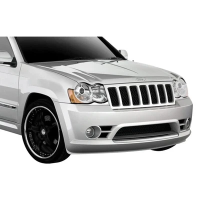 For Jeep Grand Cherokee 08-10 SRT Style Fiberglass Front Bumper Cover Unpainted Foto 1 de 4