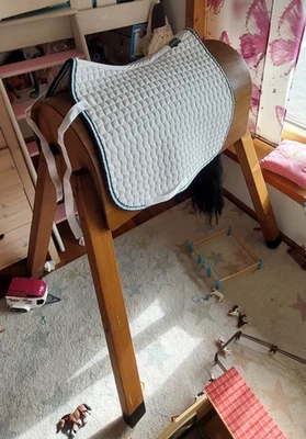 Schabracke Eskadron Satteldecke Competition weiß DRESSUR Sattelunterlage - Bild 1 von 4