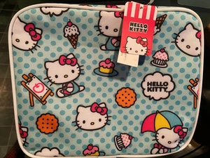 Fiambrera aislada a lunares azul Hello Kitty *NUEVA con etiquetas* g2 - Imagen 1 de 7