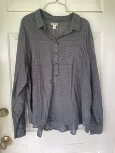 Old Navy Damen Tunika Pullover Oberteil anthrazit grau XXL gebraucht - Bild 1 von 8
