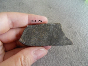 Meteorite achondrite winonaite NWA 13790 pairing slice 17.7g - Picture 1 of 5