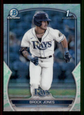 2023 Bowman Chrome Prospects Lunar Glow Refractors #BCP115 Brock Jones - Image 1 of 2