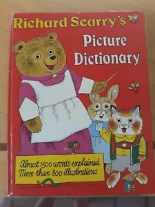Richard Scarry's Picture Dictionary Vintage 1976 - Picture 1 of 5