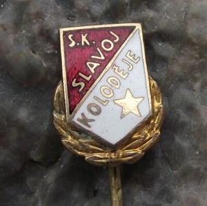 Antique SK Slavoj Kolodeje Czechoslovakia Football Soccer Club Pin Badge - Picture 1 of 2