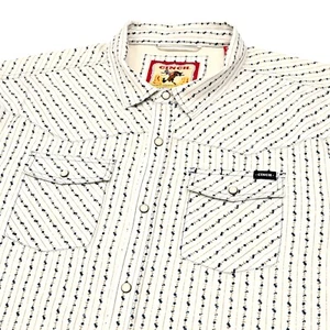 Cinch Shirt Mens 2XL Pearl Snap Geometric Floral Western Cowboy Performance EUC - Picture 1 of 11