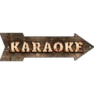 Karaoke Glühbirne Buchstaben 2,25"x8" Pfeil Magnet Kühlschrank Küche Haus Tür - Bild 1 von 1