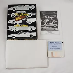 Vintage Accolade Test Drive 1 1987 MS-DOS 3.5" Big Box PC Rare Epic Complete VG - Picture 1 of 11