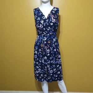 Motherhood Maternity Sleeveless Floral Faux Wrap Dress S - Picture 1 of 6