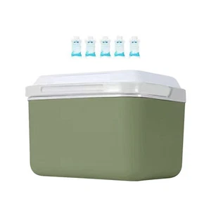 5L Litre Cooler Box Camping Beach Lunch Picnic Insulated Food Insulated Box - Picture 1 of 12