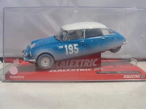 SCALEXTRIC CITROEN DS 21 BLAU #195 6473 1:32 SLOT NEU ALTER LAGER VERPACKT - Bild 1 von 9