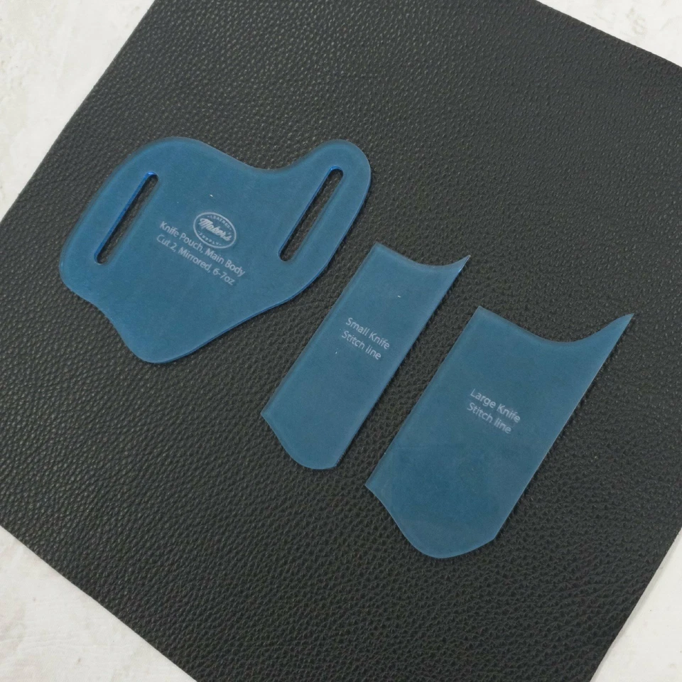 Juego de plantillas de funda de cuchillo de suministro de cuero para fabricante Foto 1 de 4