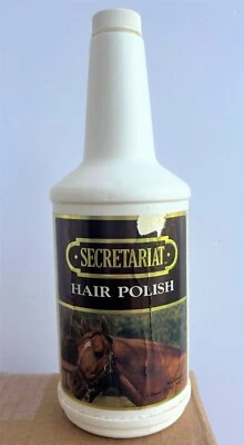 Secretaría Racehorse 1991 productos veterinarios esmalte de cabello botella completa - ¡sellado! Foto 1 de 4