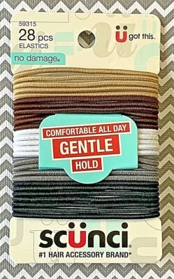 Conair Velvet Touch Brush, Detangle & Style Brush, Scunci - Elastics Headwraps - Image 1 of 4