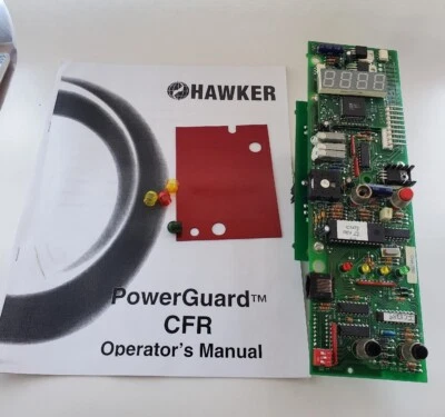 Cargador de batería Hawker Power Guard CFR controlador placa de circuito pantalla con manual Foto 1 de 4