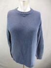Line Of Trade Size S Mens Steel Blue Wool Blend Donegal Crew Neck Sweater 1Bl8