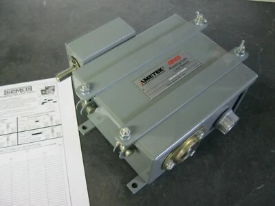 Interruptor de límite de leva giratoria Ametek Gemco 1980402XSPXR40R1 2 circuitos SPDT 40:1 rati Foto 1 de 4