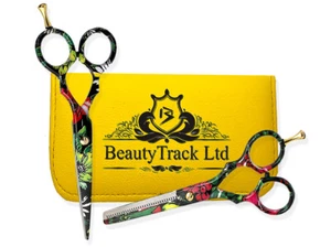 5.5" Professional Hairdressing Scissors Set Barber Hair Cutting Thinning Shears - Picture 1 of 5