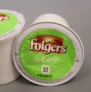 Folgers 1/2 Caff Coffee  Medium Roast Coffee  Keurig K-Cup Pods  36 Count - Picture 1 of 5