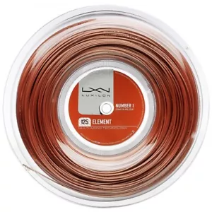 Luxilon ELEMENT 125 Tennis Racket String (Brown) 660ft 200m Reel - Picture 1 of 1