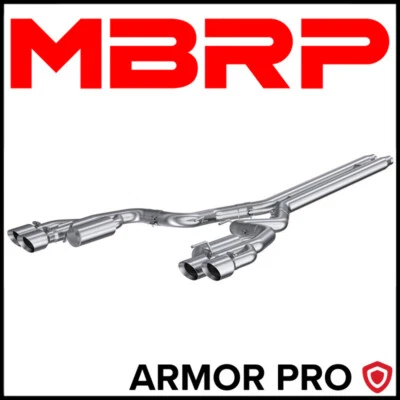 MBRP Armor Pro 3" Cat-Back Exhaust System fit 2018-2023 Ford Mustang GT 5.0L V8 - Image 1 of 4