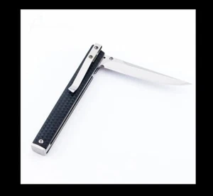 Tanto Flip Composite Fiber Handle Pocket Folding Jack Knife - Picture 1 of 4