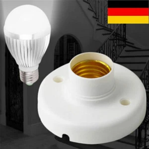 Keramik Lampenfassung E27 Sockel Decken Wandfassung Hängefassung Adapter NEU DE - Picture 1 of 14