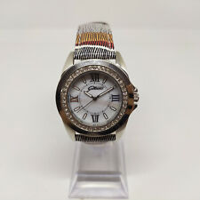 Watch ONLY TIME WOMENS GATTINONI Dial Mother of Pearl and Rhinestone