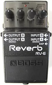 Used Boss RV-6 Digital Reverb Guitar Effects Pedal - Picture 1 of 1