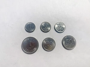 Brazil Old Coins Set 1985–1987 – 1 5 10 20 50 Centavos 1 Cruzado Vintage rare BU - Picture 1 of 2