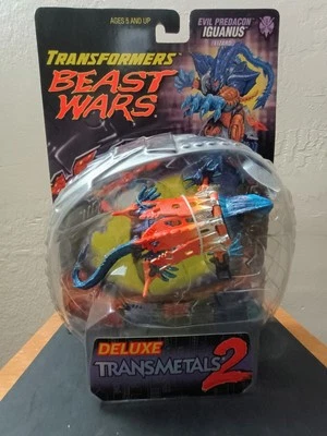Transformers Beast Wars IGUANUS, Transmetals 2 Deluxe Class - New/Sealed (1999) - Image 1 of 2