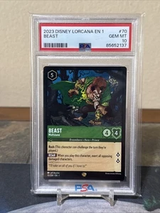 Disney Lorcana #70 Beast Wolfsbane Legendary PSA 10 GEM MT - Picture 1 of 1