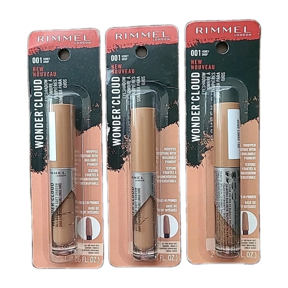 3 sombras de ojos Rimmel London Wonder Cloud - gota de miel 001 Foto 1 de 1