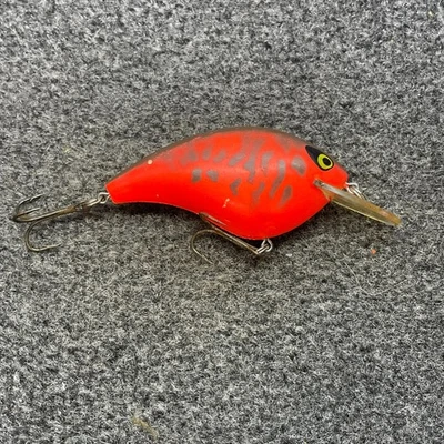 Smithwick Bo Jack B-3000 Vintage Crankbait Lure B-3049 Orange Brown Coachdog - Image 1 of 4