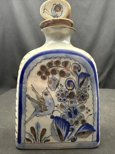Ken Edwards EL Palomar mexikanische Keramik Tonala Flasche Korken Dekanter Volkskunst Vintage - Bild 1 von 15