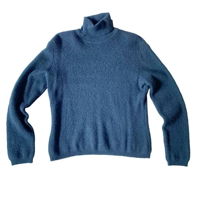 Cashmere Turtleneck Sweater Black Womens Country Shop Size Small - Image 1 of 4