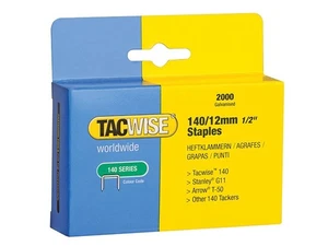 Tacwise - 140 Heavy-Duty Staples 12mm (Type T50, G) Pack 2000 - Picture 1 of 1